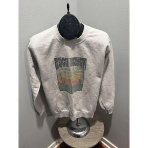 Small Zach Bryan Crewneck Sweatshirt Something in the Orange